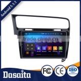 10.2 Inch 2 din 1024 600 Android 5.1.1 CPU 16 GB Black screen car gps stereo sounds dvd player OEM for vw golf 7 2013
