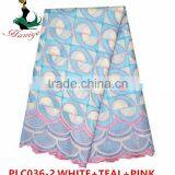 Haniye 2016 /PLC036 African Eyelet Swiss Voile Lace Factory Polished Lace With Stone For Wedding Nigerian Cotton Lace thumbnail-2