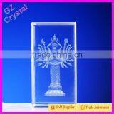 50*50*80mm 3D Photo Crystal Glass Cube thumbnail-3