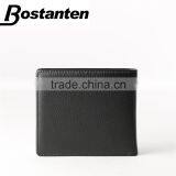 Black Simple Plain Cowhide Leather Men Pocket Hand Purse thumbnail-2