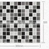 Cheap Black, White and Grey Crystal Glass Mosaic Tile With Good Quality thumbnail-2