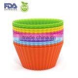 Colorful Silicone Muffin Mold thumbnail-1