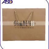 Ivory Card-board Gilded Paper Gift Bags Garment Shopping Bag Professional Custom Made thumbnail-2