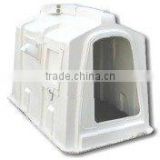 Plastic pet housing rotomolded by rotomould with rotomolding LLDPE