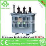 China Best Oil Immersed Distribution Transformer S9-30KVA