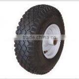 4.10/3.50-5 Pneumatic Tubeless Handtruck Wheel Lawnmower Wheel Hand Trolley Wheel thumbnail-1
