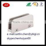 Stainless Steel Square Clamp Holder Bracket Clip Glass Shelf Handrails thumbnail-3