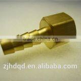 Threaded Connection With Sleeve for Rubber Hose Connector , High Performance Forged Brass Connector With Size of 1/4" 3/8" 1/2" thumbnail-5