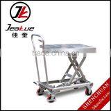 Stainess Steel Mobile Scissor Lift Table thumbnail-1