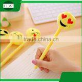 Promotional Wholesale Cheap Funny School Office Stationery Mini Lint Expression Roller Ball Point Pen thumbnail-1