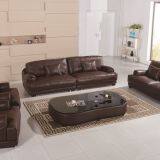 Living Room Leather Sofa Modern European Sofa thumbnail-1