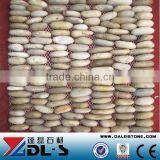 White Medium Standing Pebbles White Pebble Stone For Garden