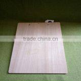 A4A5A6 Wood Clipboard With Flat Metal Clip Restaurant Menu Holders for Coffee Catering Memo Clipboard Promotion Gift thumbnail-4