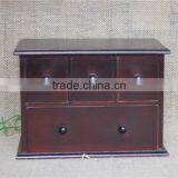 Painting Handmade Many Small Drawers Wood Craft Mini Cabinet thumbnail-2