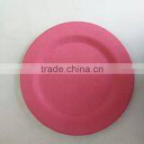 Western Bamboo Fibre Biodegradable Tableware Dishes Plate, Dishwasher Safe Plate for Camping and Party thumbnail-4