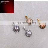 New Product 925 Sterling Silver Classic Handmade Cameo Flower And Butterfly Pendant Made in Italy P40 Cameo 14mm thumbnail-1