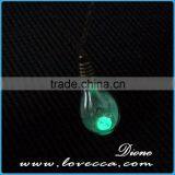Newest Design Bulb Glowing Pendant Necklace , Glass Jewelry Glow in the Dark thumbnail-2
