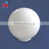 mouth blown opal white round glass globe lamp shades for sales