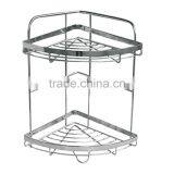 Multi-functional Wire Metal/ Stainless Steel 2-tiers Corner Hold Rack thumbnail-2