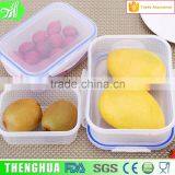 China Factory Plastic PP Material 4 Side Locked Bento Lunch Box thumbnail-3