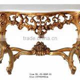 Reproduction Baroque Style Living Room Furniture Set Console Table thumbnail-6
