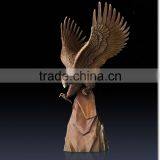 High Quality Home Decoration Metal Crafts Bronze Outdoor Eagle Statues thumbnail-3