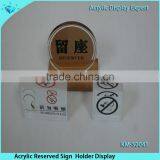 Acrylic No Smoking Sign Holder thumbnail-5