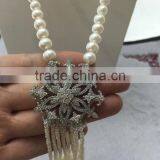 Long Beaded 10-11mm White Freshwater Pearls Necklace Designs thumbnail-2