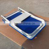 flat bed foldable steel trolley for box