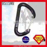 23KN Bent Gate Mountain Rock Climbing Aluminum Carabiner With Hook thumbnail-1