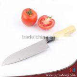 6.7"stainless Steel Santoku Knives,kitchen Knives With Wooden Coating Plastic Handle thumbnail-3