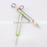 Fashionable Multifunction Stainless Steel Fruit Carving Knives Watermelon Hami Melon Balls Ice Cream Spoon thumbnail-3