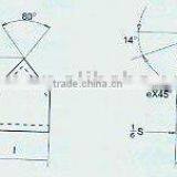 Tungsten Carbide Tipped Welding Cutting Saw Blade HWE(1271)