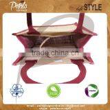 Jute Wine Bag With Padded Rope Handle for Two Bottle thumbnail-6