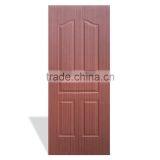 Plywood Moulded natural veneered door skin Sapelli Wood Veneer 5 Panels New Design