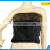 High Quality Knitted Mink Scarf thumbnail-3