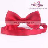 New Design Wholesale Handmade Polyester Ribbon Bow Tie thumbnail-4