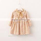 Baby Girls Dress Designs Ruffle Collar Birds Printing Kids Dresses thumbnail-3