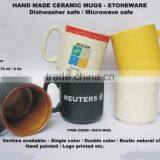 Ceramic Coffee Mug With Big Handle thumbnail-2