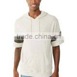 Mens French Terry Short Sleeve Hoodie thumbnail-1