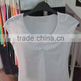 for Girl Breathable White T-shirt