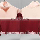 Custom Sweatshirt, Turtleneck Sweatshirts, Color Contrast Sweatshirt Women thumbnail-3