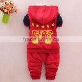 New Cotton Five-pointed Star Boy Long-sleeved Two-piece Suit thumbnail-2
