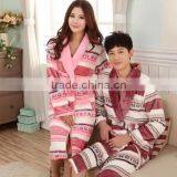 2015 Wholesale Flannel Couple Robe thumbnail-3