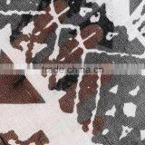 2017 Best Polyester & Cotton Women Long Cardigan Mid-long Style Printed Abstract Pattern White and Black thumbnail-3