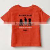 Wholesale Little Boys Fashion Halloween Boy Orange Print T-shirt thumbnail-1