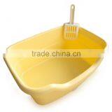 R1894H 41*30*16cm Top Quality Clear Plastic Pet Furniture Indoor Cat Toilet Litter Box for Cats thumbnail-1