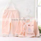 2017 Newest Style Baby Bamboo Clothing Set Infant Organic Cotton Clothes thumbnail-5