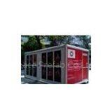 Foldable Charity Container Exhibitions - Galvanized Steel Sturcture, Red Paint thumbnail-1