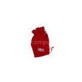 Promotional Recycled MoTi Red Velet Fabric Drawsting Bags For Perfume Packing thumbnail-1